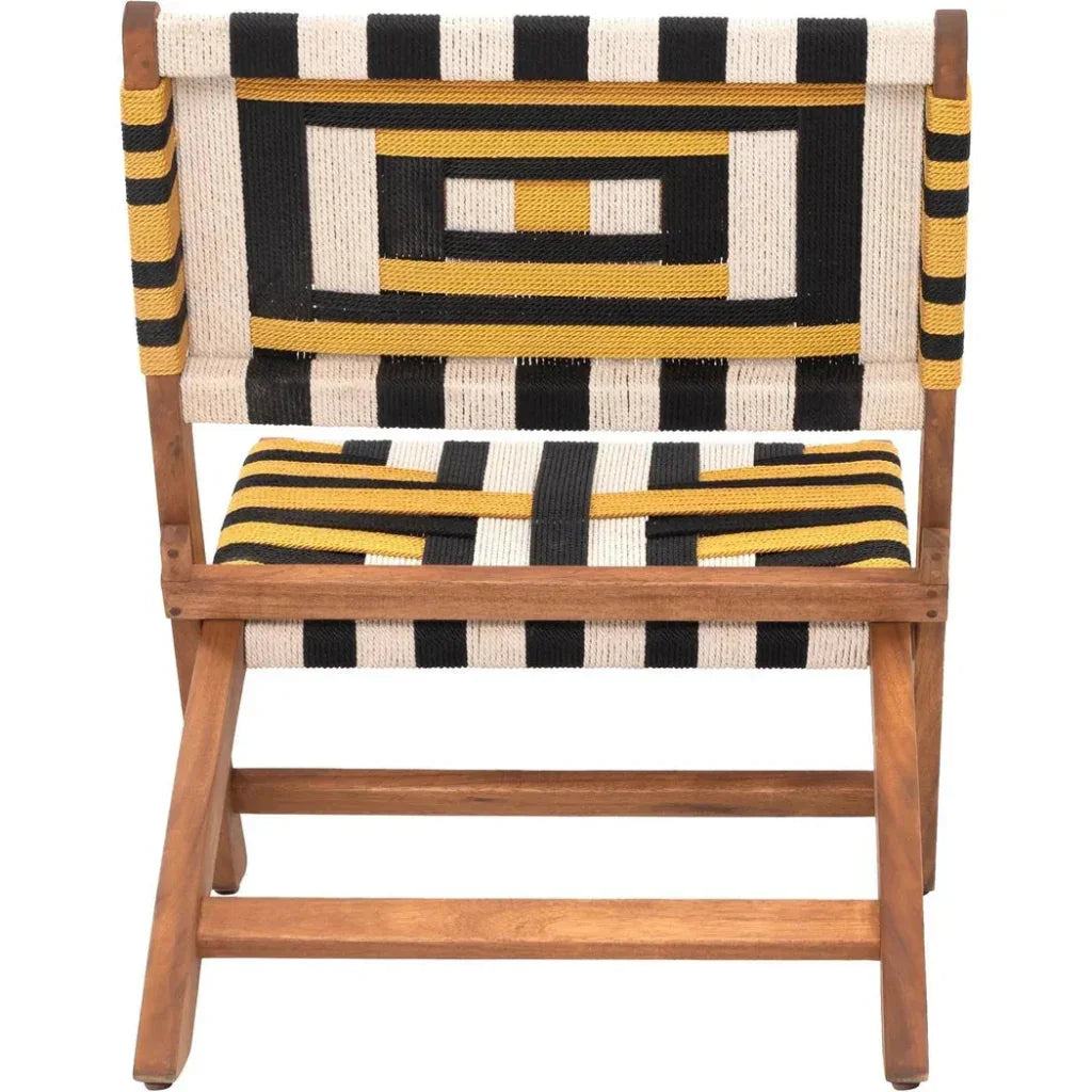 Zuo Modern Sunbeam Wood Multicolor Lounge Chair