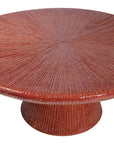 Sunburst Cocktail Table - Red Outdoor Coffee Table