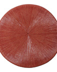 Sunburst Cocktail Table - Red Outdoor Coffee Table