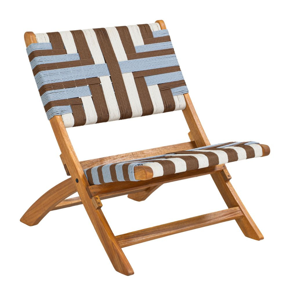 Zuo Modern Sunshine Wooden Frame Outdoor Lounge Chair
