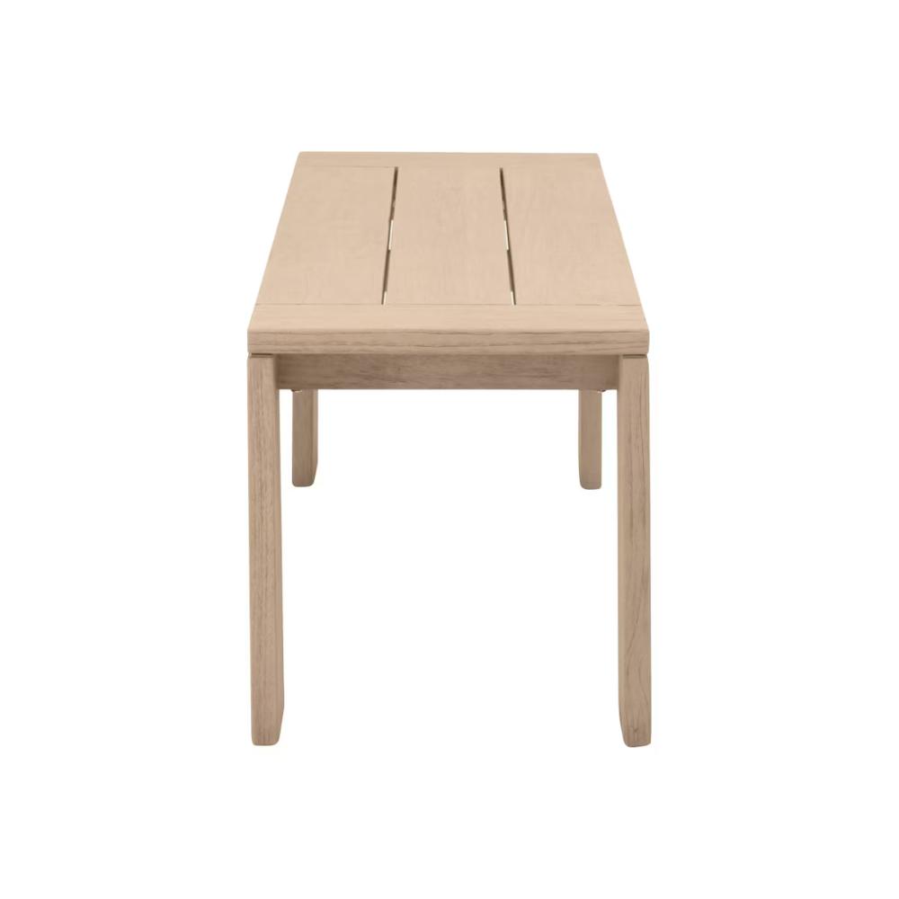 Sur Wooden Backless Outdoor Dining Bench - Luxury Outdoor Living - view 5