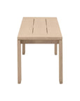 Sur Wooden Backless Outdoor Dining Bench - Luxury Outdoor Living - view 5