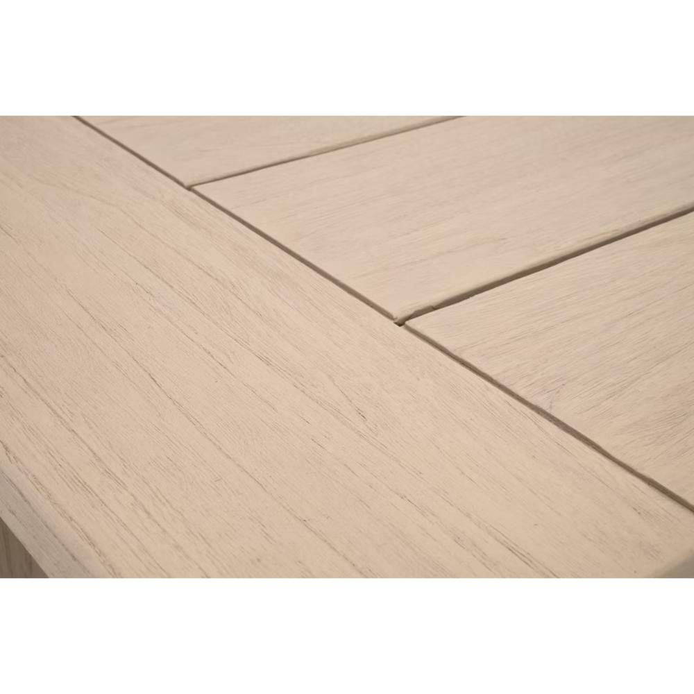 Sur Wooden Backless Outdoor Dining Bench - Luxury Outdoor Living - view 9