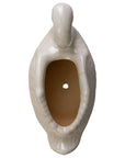 Emissary Swan White Ceramic Outdoor Planter