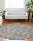 Addison Rugs Taelain Brown Washable Indoor-Outdoor Rug