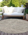 Addison Rugs Taelain Brown Washable Indoor-Outdoor Rug