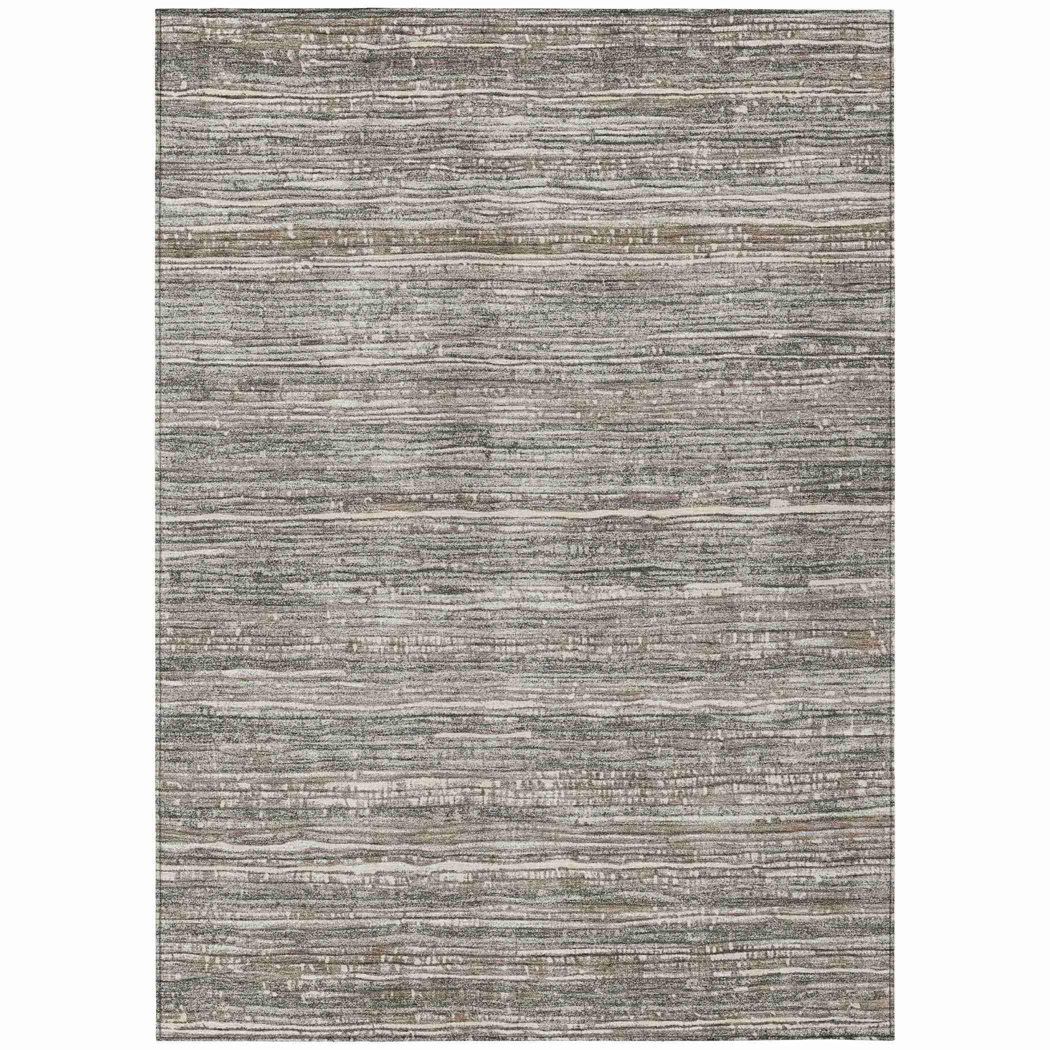 Addison Rugs Taelain Brown Washable Indoor-Outdoor Rug