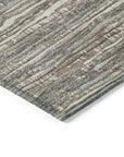 Addison Rugs Taelain Brown Washable Indoor-Outdoor Rug