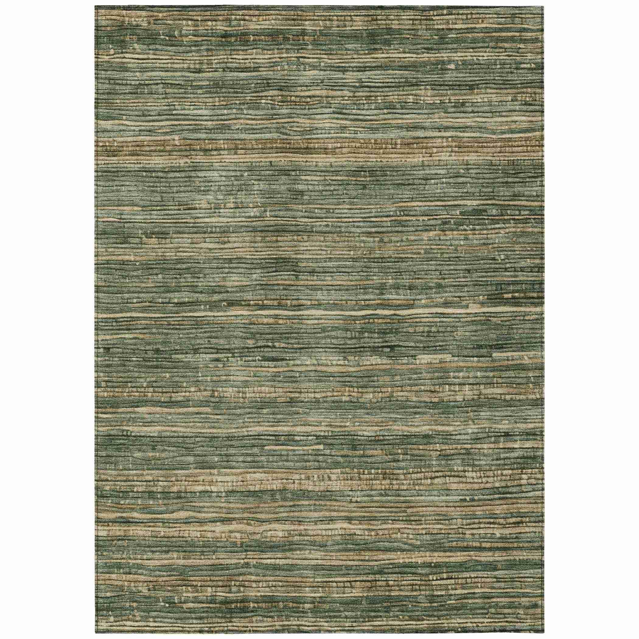 Taelain Fern Washable Indoor-Outdoor Rug