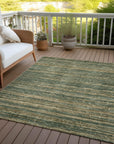 Taelain Fern Washable Indoor-Outdoor Rug