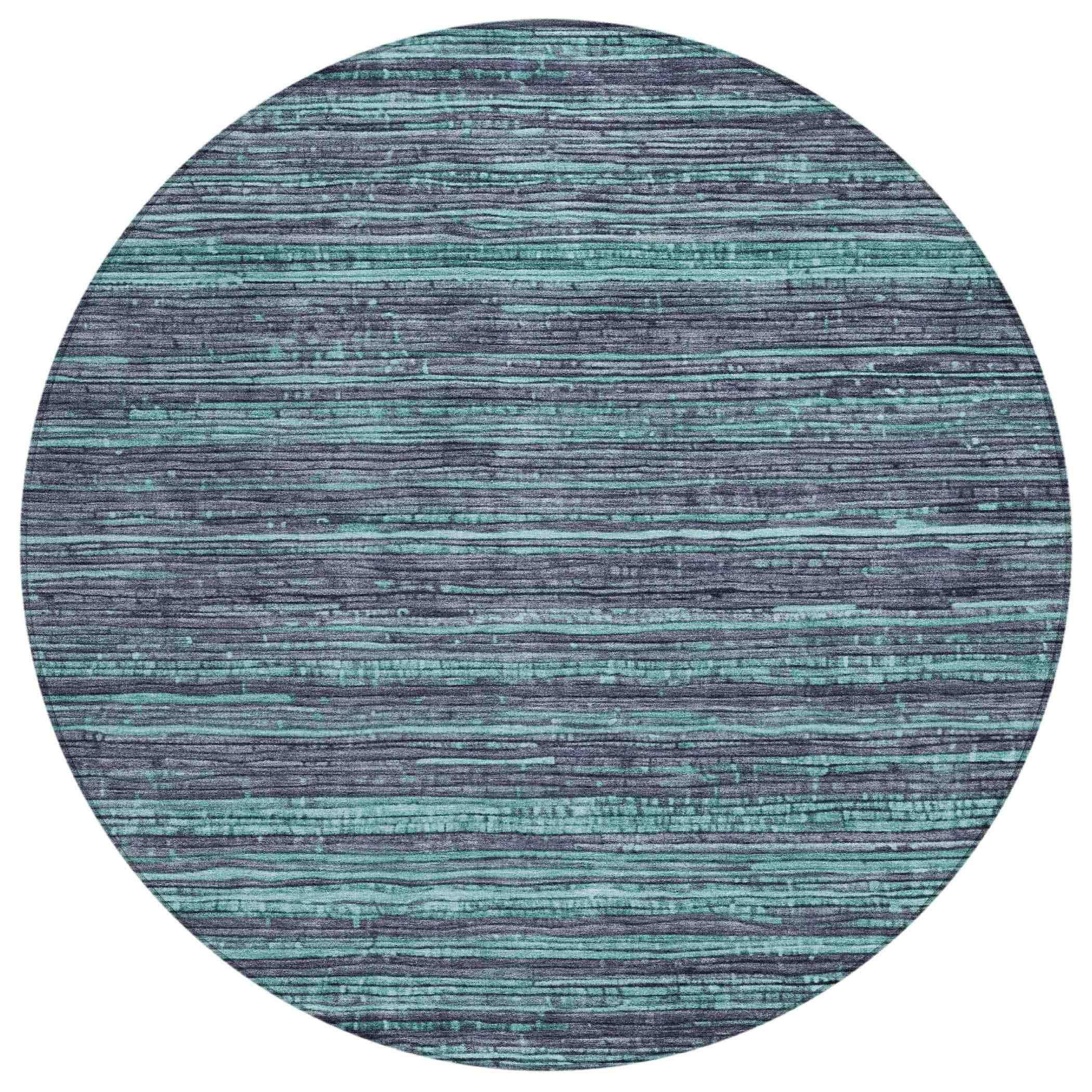 Addison Rugs Taelain Teal Washable Indoor-Outdoor Rug