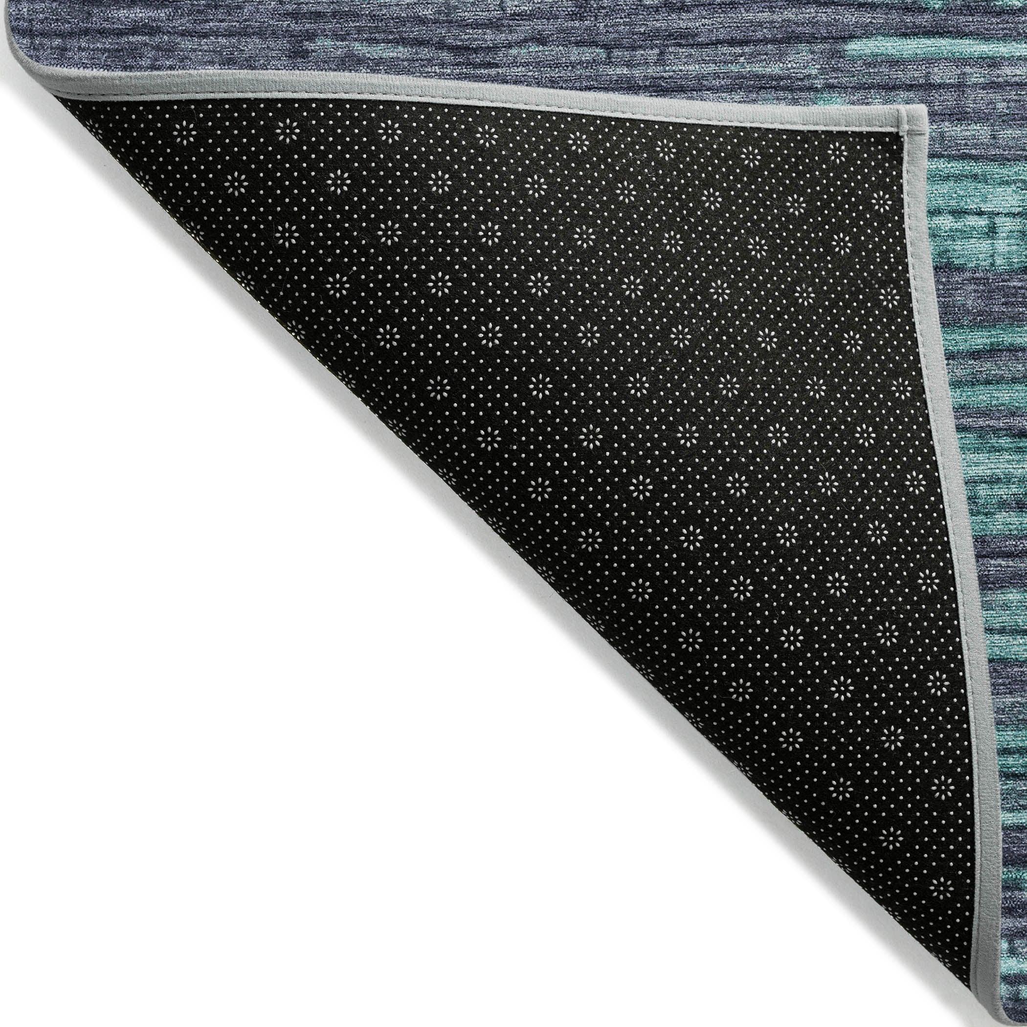 Addison Rugs Taelain Teal Washable Indoor-Outdoor Rug