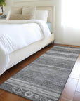 Addison Rugs Taelanor Gray Washable Indoor-Outdoor Rug