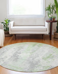 Addison Rugs Taelara Green Washable Indoor-Outdoor Rug