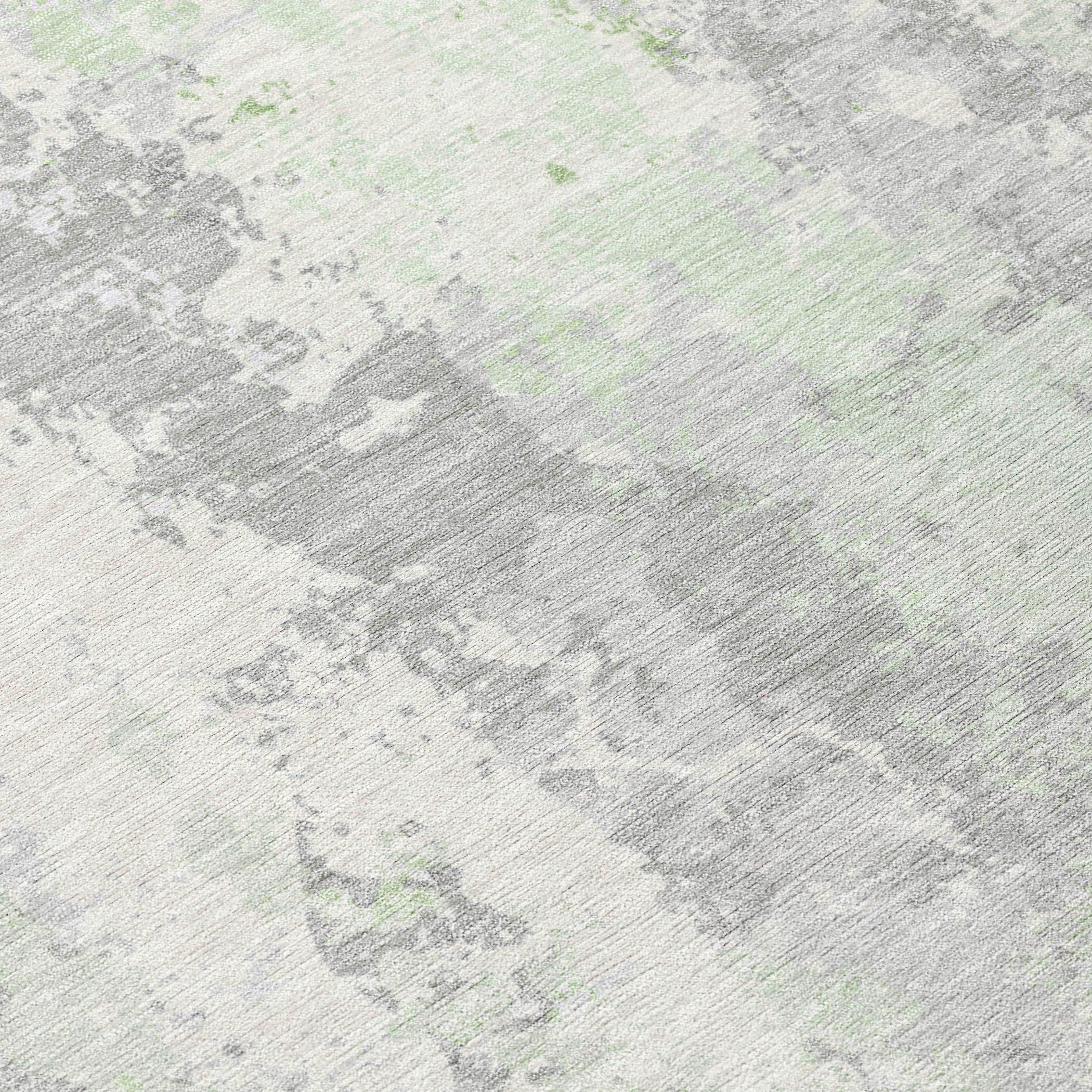 Addison Rugs Taelara Green Washable Indoor-Outdoor Rug
