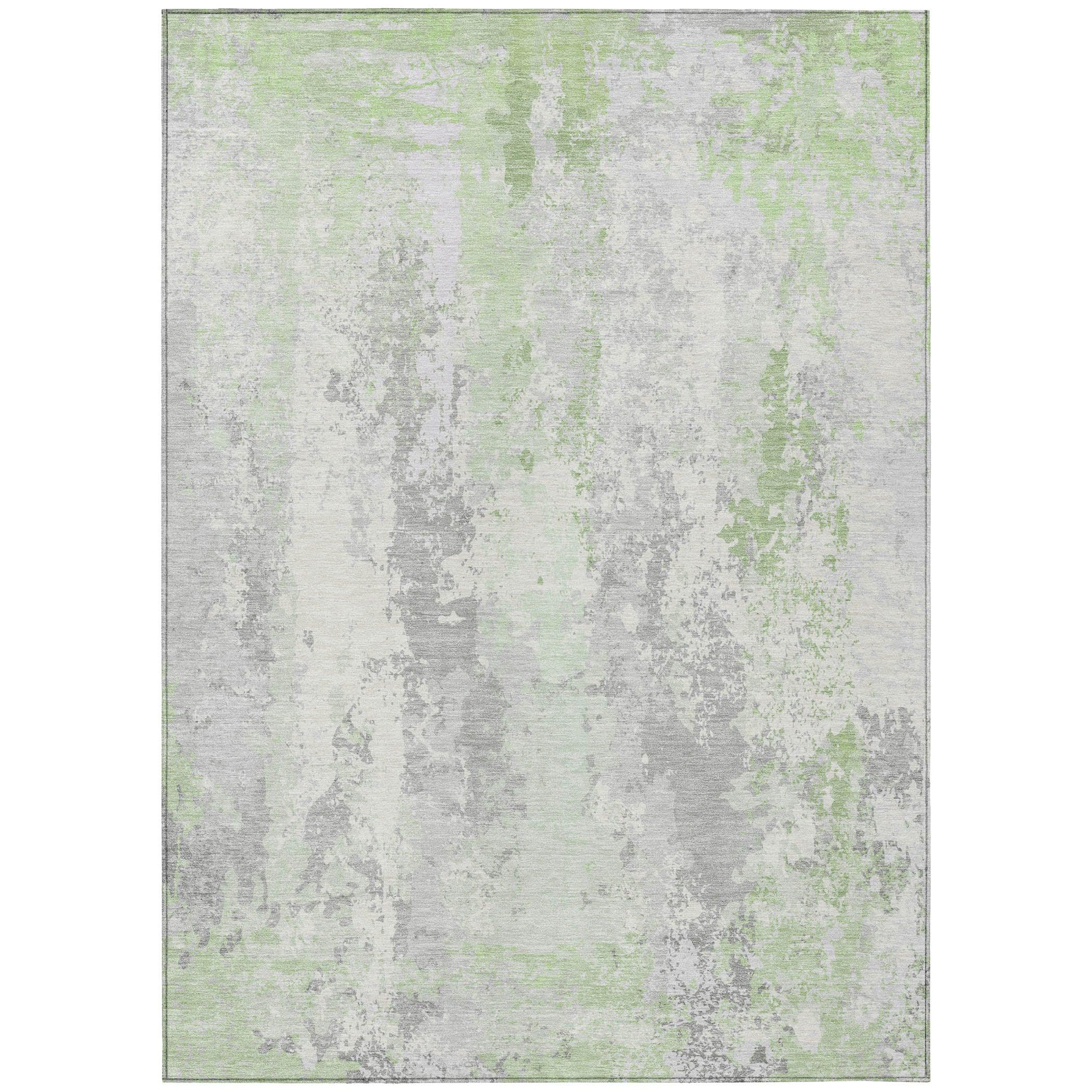 Addison Rugs Taelara Green Washable Indoor-Outdoor Rug