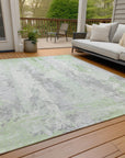 Addison Rugs Taelara Green Washable Indoor-Outdoor Rug