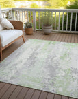 Addison Rugs Taelara Green Washable Indoor-Outdoor Rug