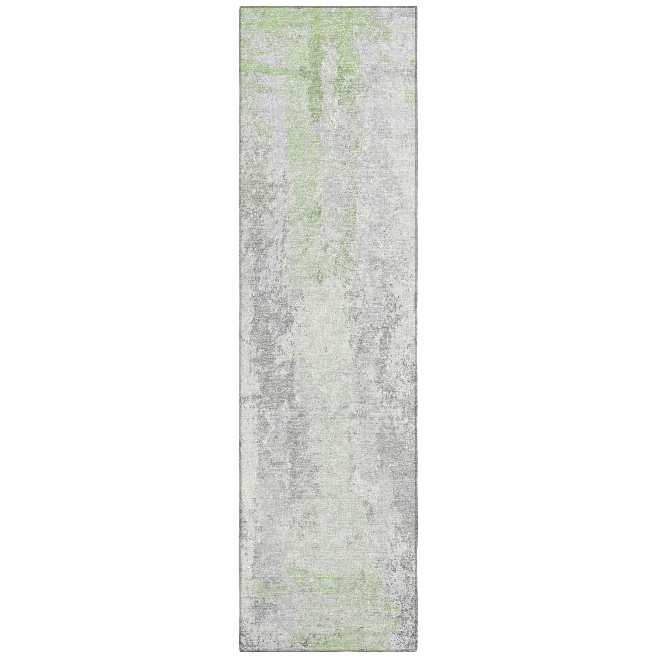 Addison Rugs Taelara Green Washable Indoor-Outdoor Rug
