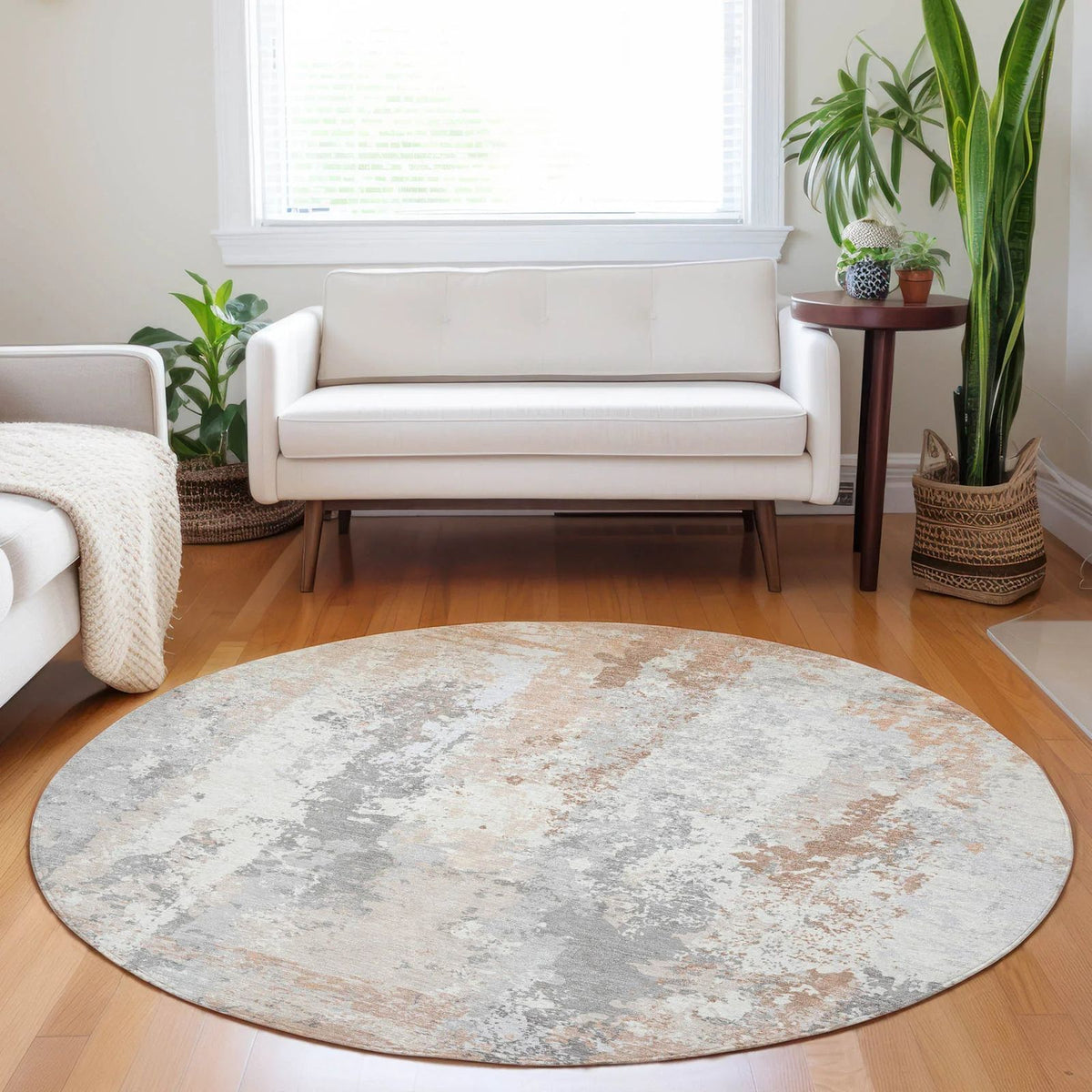 Addison Rugs Taelara Orange Washable Indoor-Outdoor Rug