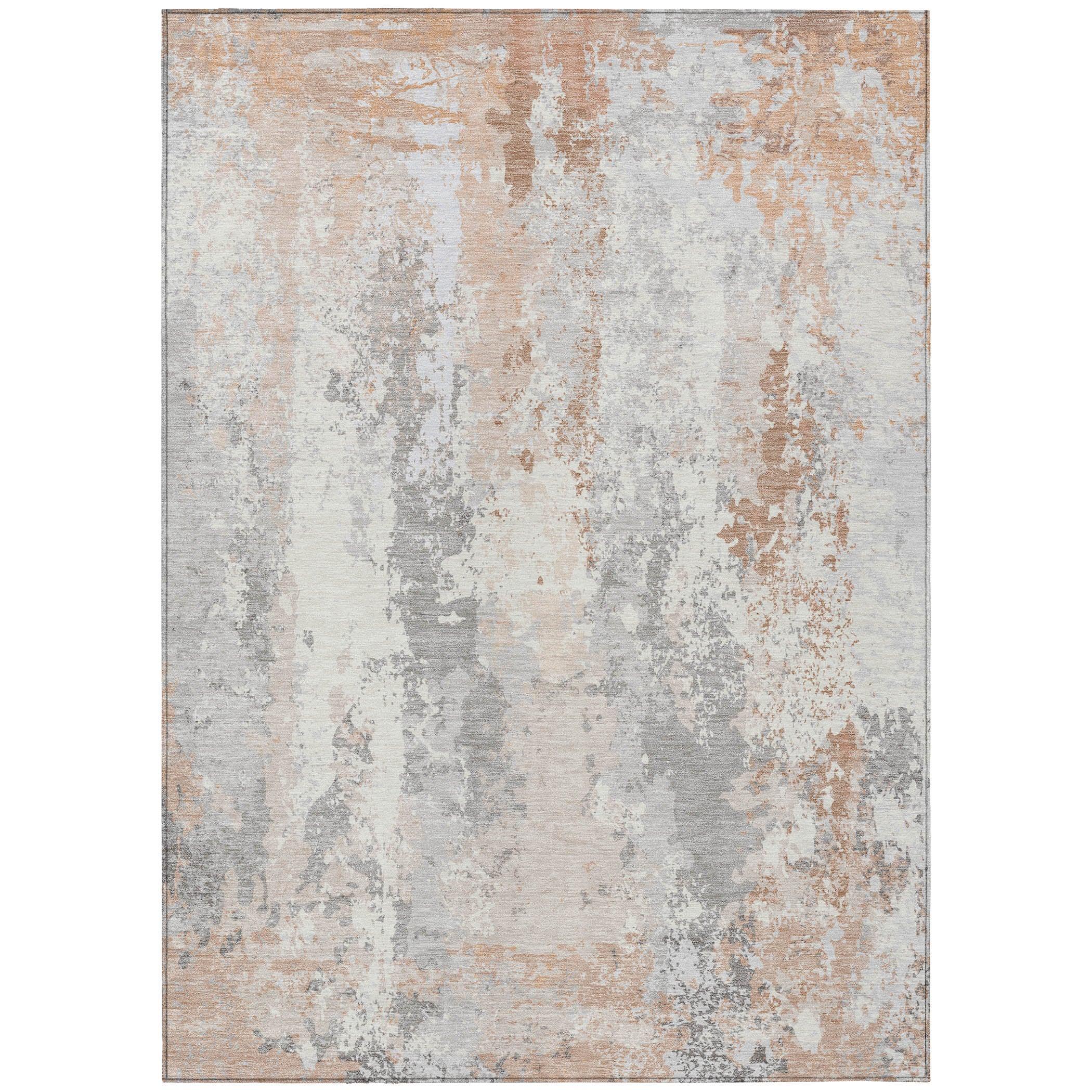 Addison Rugs Taelara Orange Washable Indoor-Outdoor Rug