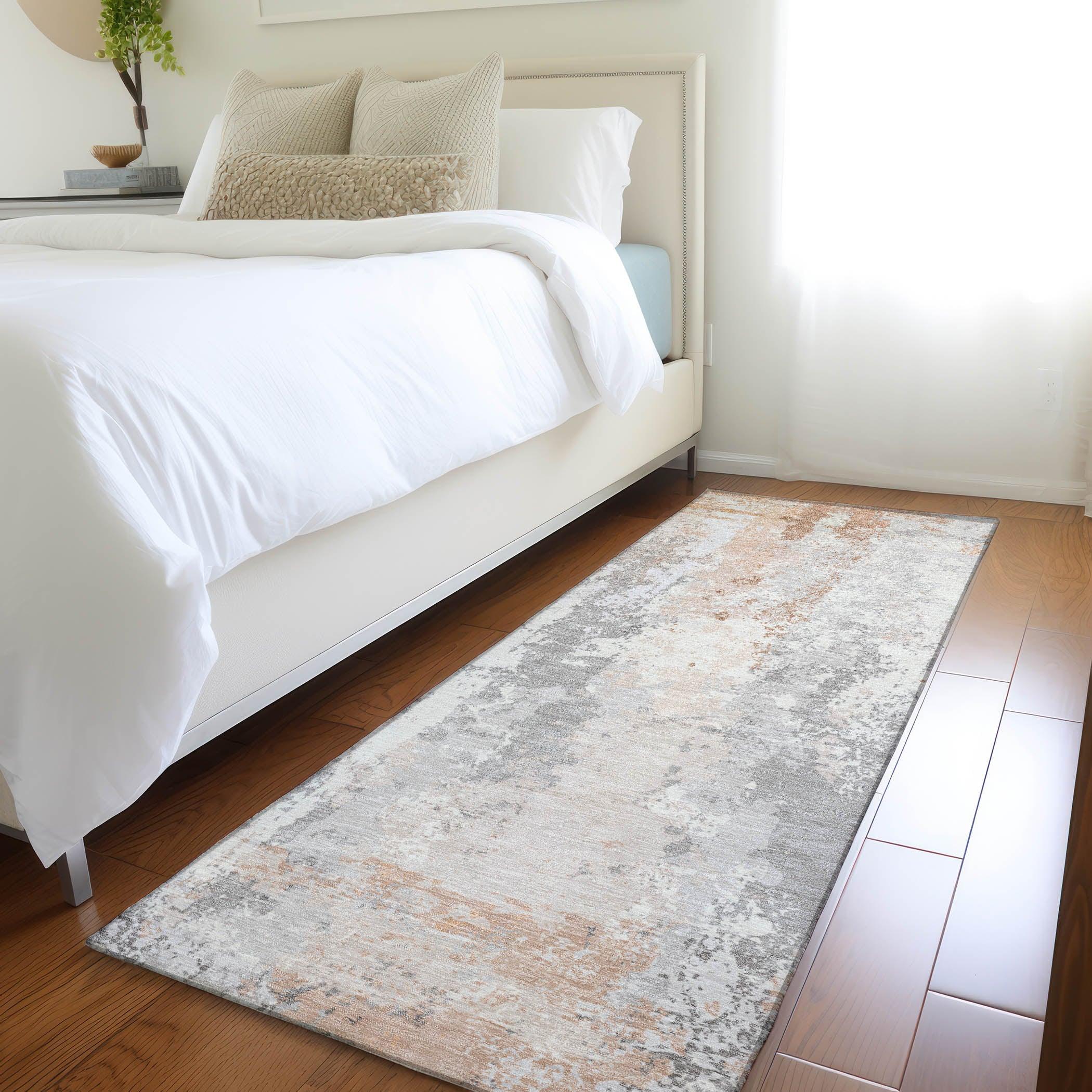 Addison Rugs Taelara Orange Washable Indoor-Outdoor Rug