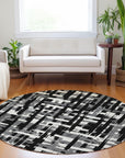 Addison Rugs Taelaris Black Washable Indoor-Outdoor Rug