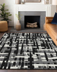 Addison Rugs Taelaris Black Washable Indoor-Outdoor Rug