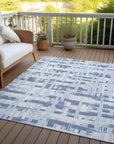 Addison Rugs Taelaris Blue Washable Indoor-Outdoor Rug