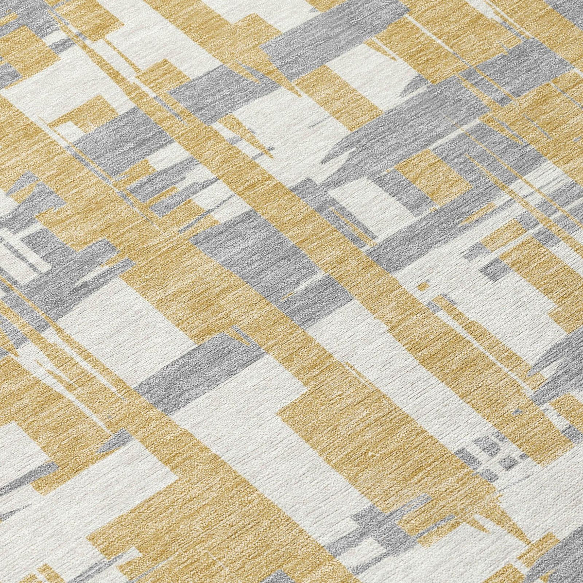 Addison Rugs Taelaris Gold Washable Indoor-Outdoor Rug