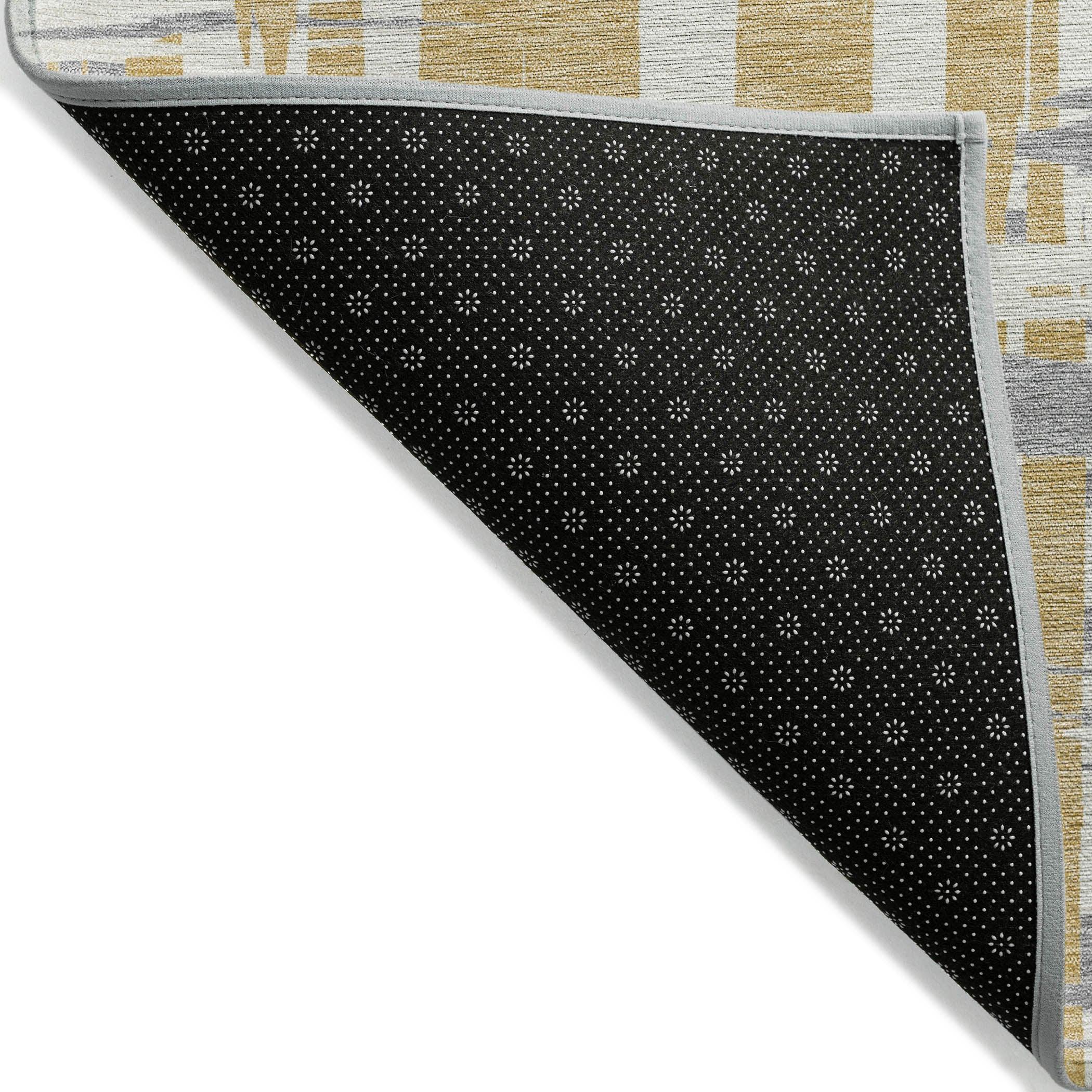 Addison Rugs Taelaris Gold Washable Indoor-Outdoor Rug