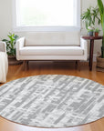 Addison Rugs Taelaris Gray Washable Indoor-Outdoor Rug