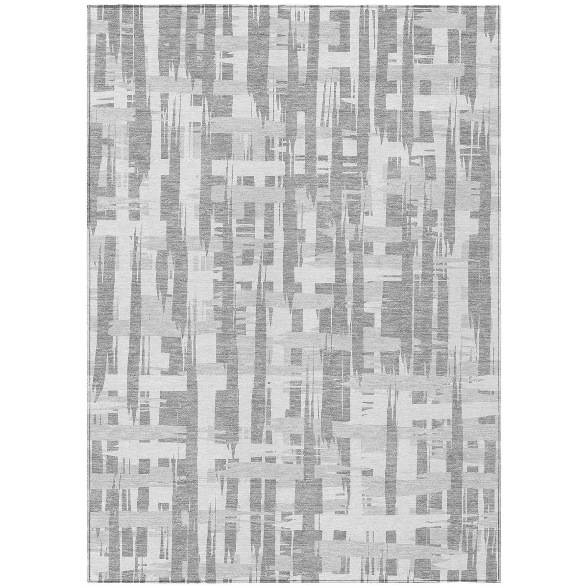 Addison Rugs Taelaris Gray Washable Indoor-Outdoor Rug