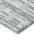 Addison Rugs Taelaris Gray Washable Indoor-Outdoor Rug