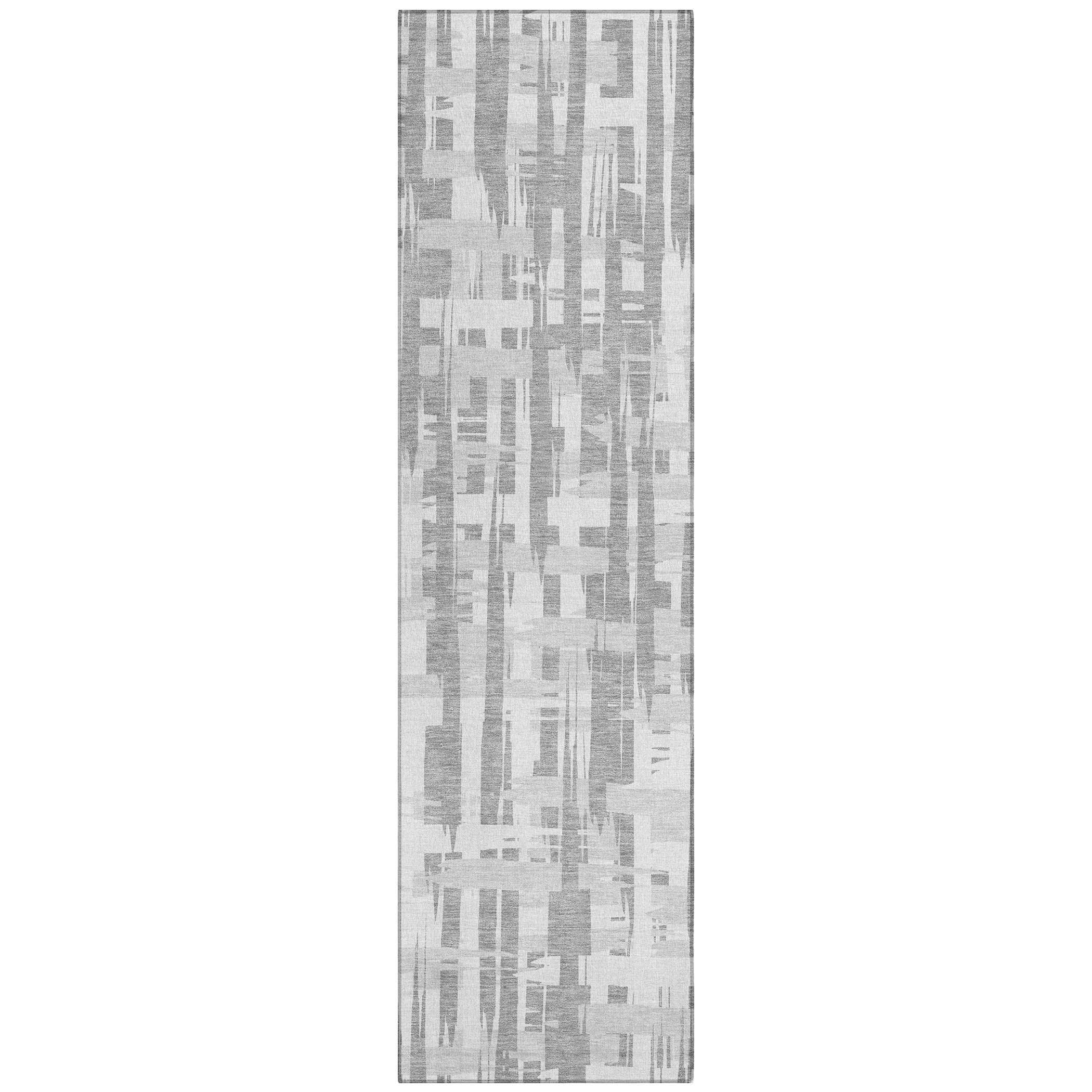 Addison Rugs Taelaris Gray Washable Indoor-Outdoor Rug