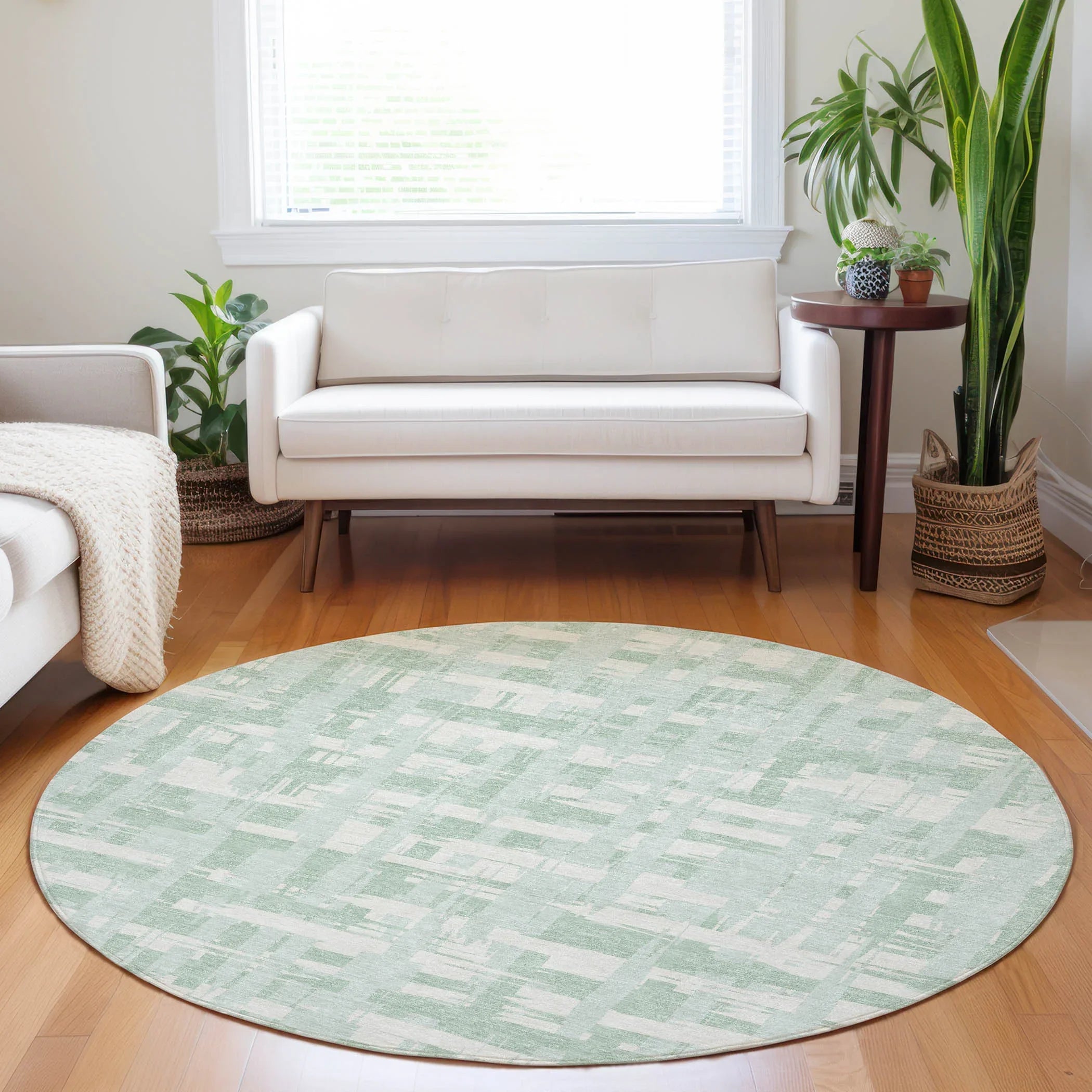 Addison Rugs Taelaris Green Washable Indoor-Outdoor Rug