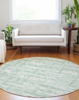 Addison Rugs Taelaris Green Washable Indoor-Outdoor Rug