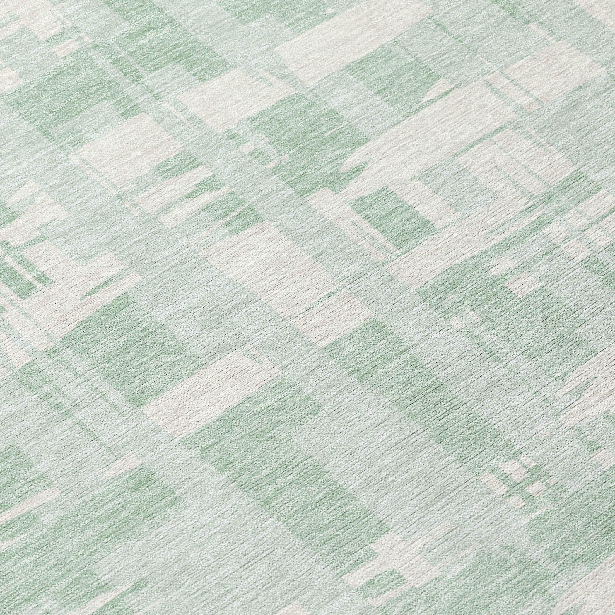 Addison Rugs Taelaris Green Washable Indoor-Outdoor Rug