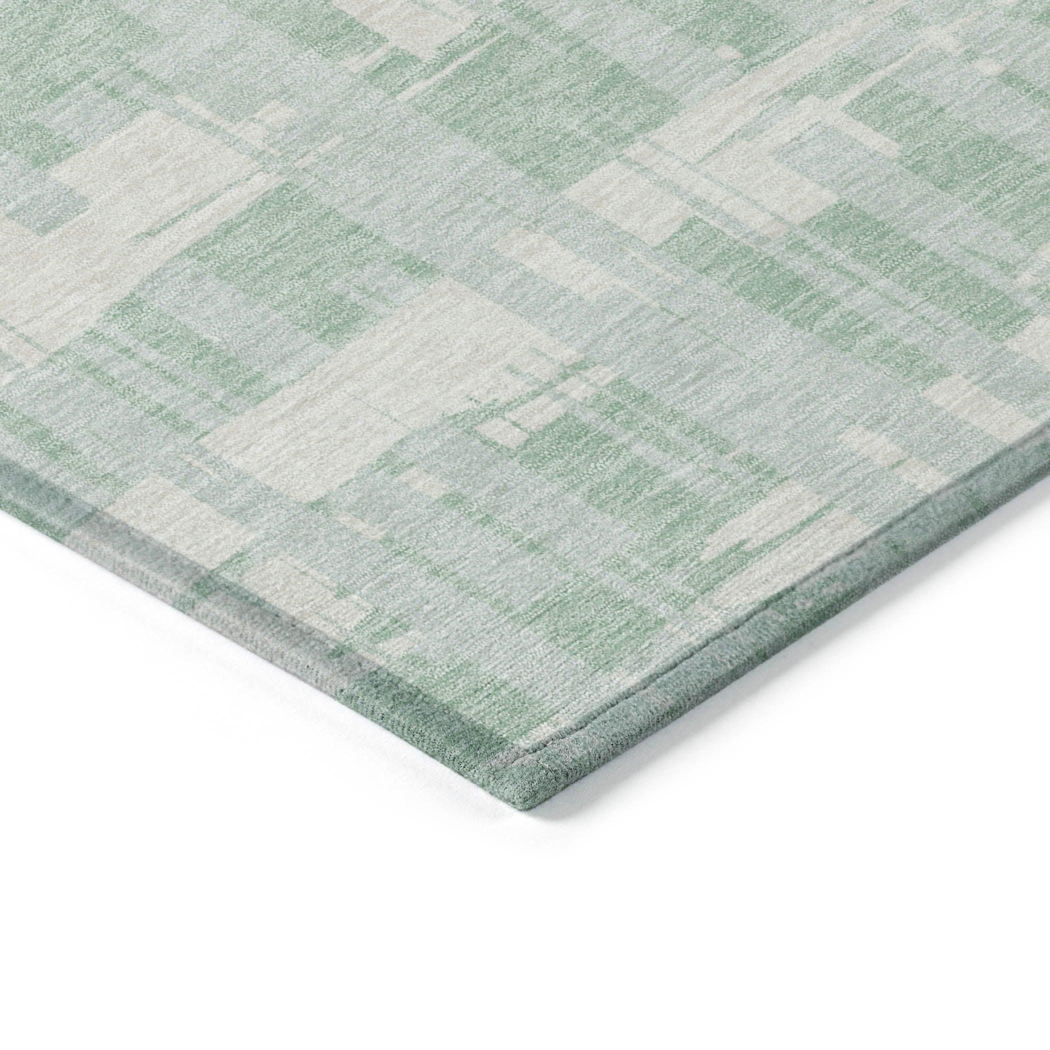 Addison Rugs Taelaris Green Washable Indoor-Outdoor Rug