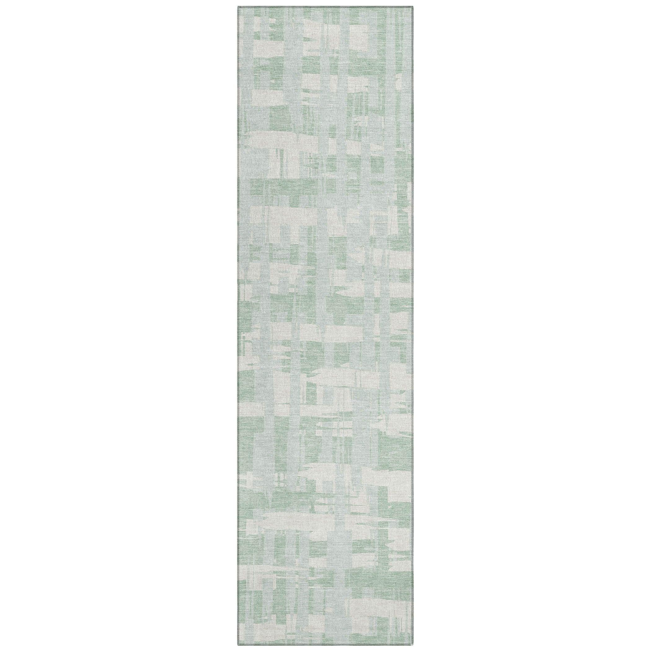 Addison Rugs Taelaris Green Washable Indoor-Outdoor Rug