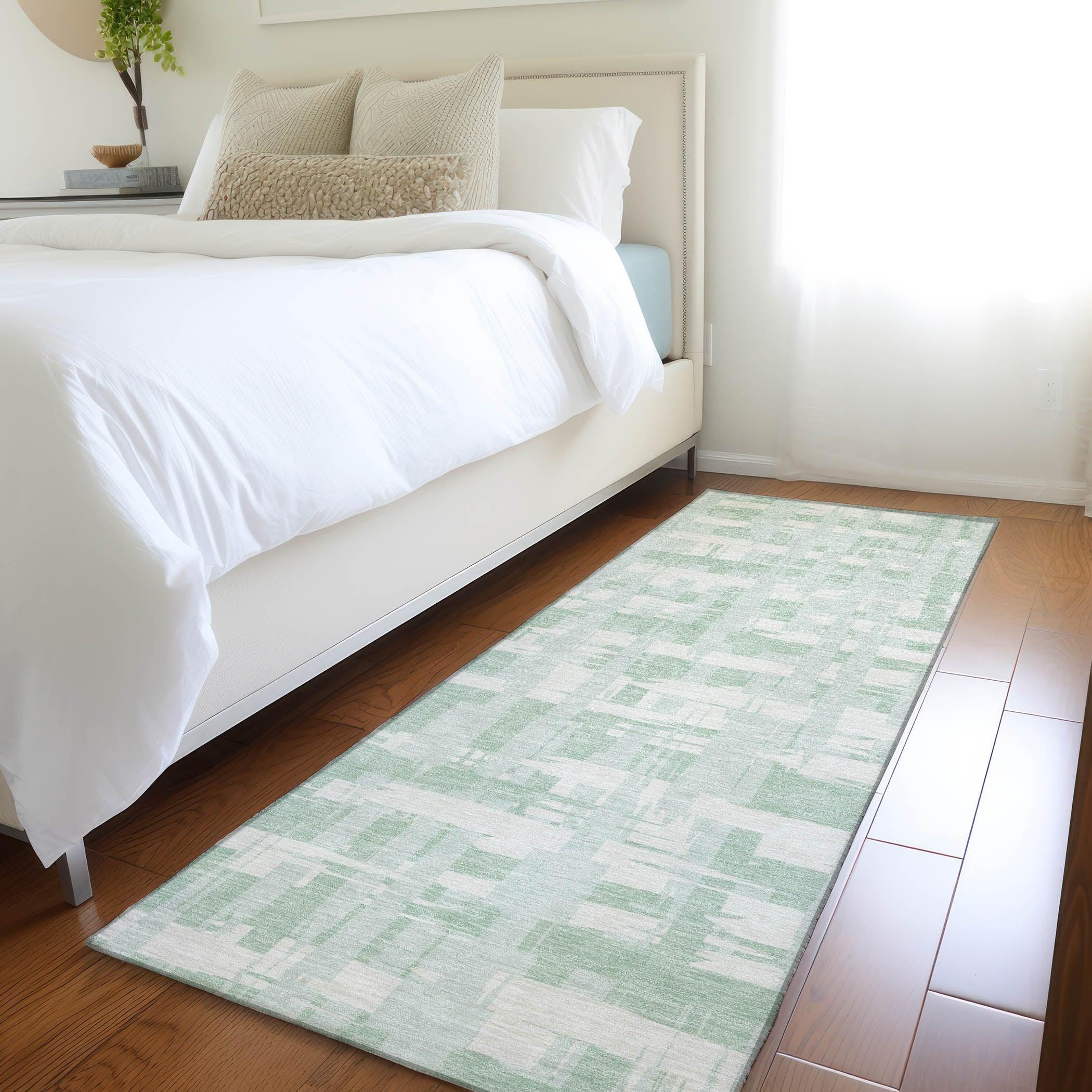 Addison Rugs Taelaris Green Washable Indoor-Outdoor Rug
