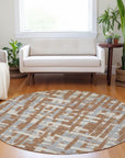 Addison Rugs Taelaris Orange Washable Indoor-Outdoor Rug