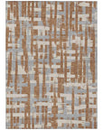 Addison Rugs Taelaris Orange Washable Indoor-Outdoor Rug