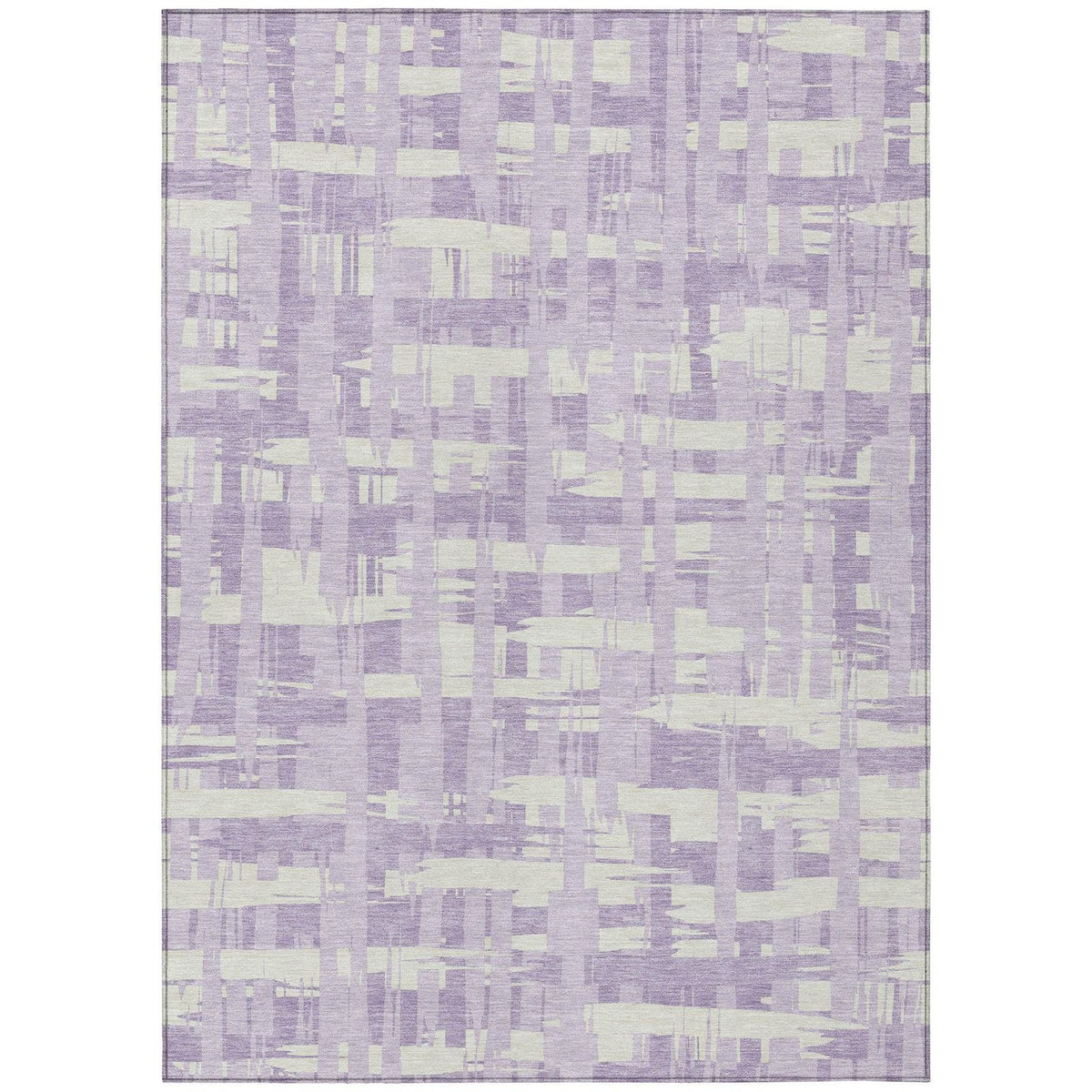 Addison Rugs Taelaris Purple Washable Indoor-Outdoor Rug