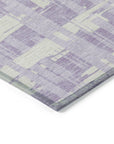 Addison Rugs Taelaris Purple Washable Indoor-Outdoor Rug