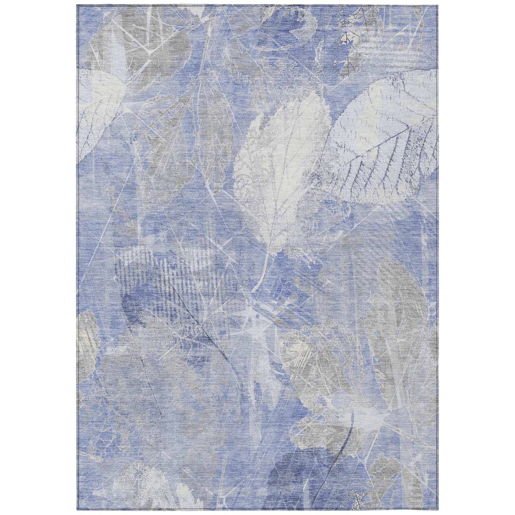 Addison Rugs Taelas Blue Washable Indoor-Outdoor Rug