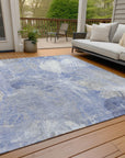 Addison Rugs Taelas Blue Washable Indoor-Outdoor Rug