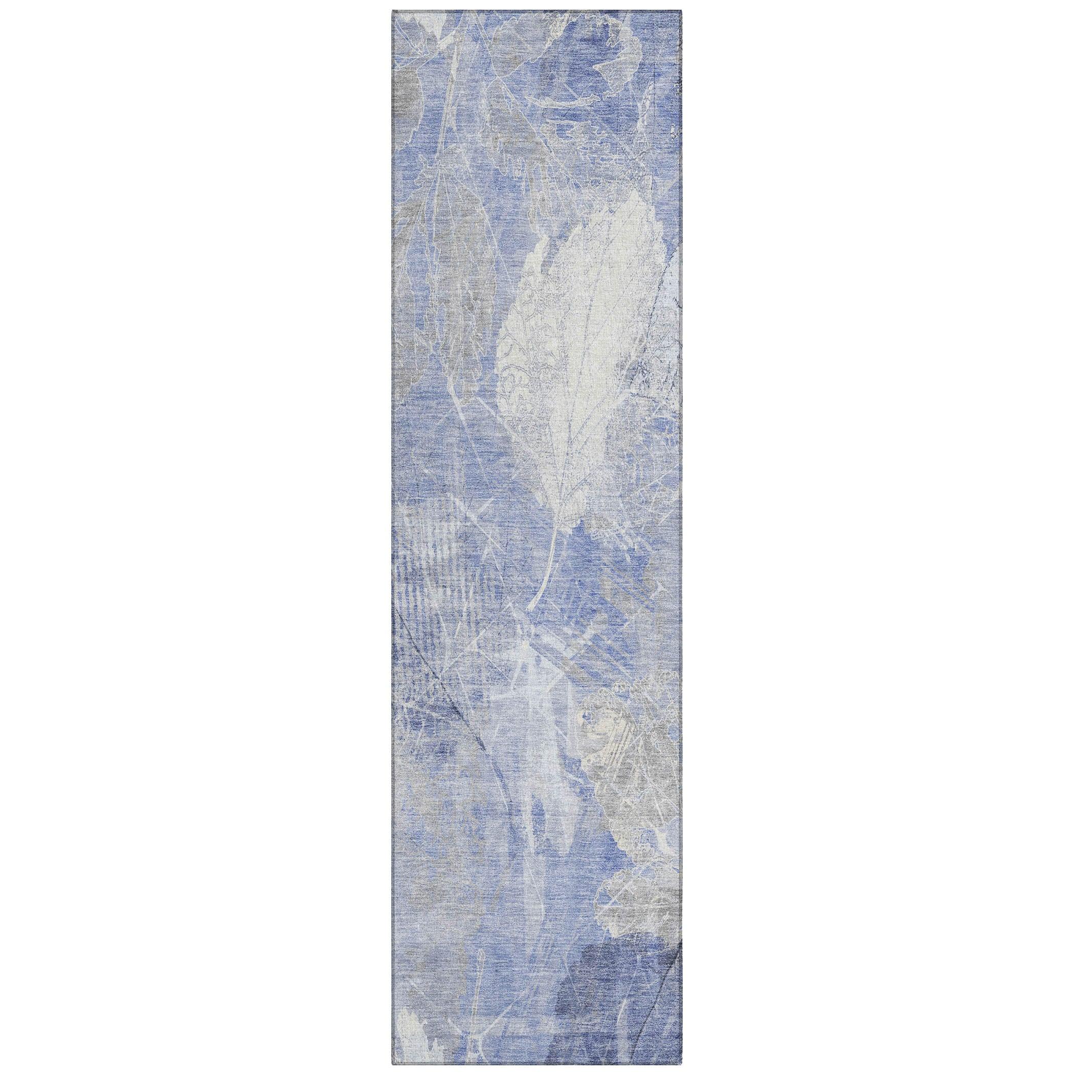 Addison Rugs Taelas Blue Washable Indoor-Outdoor Rug