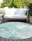 Addison Rugs Taelas Teal Washable Indoor-Outdoor Rug