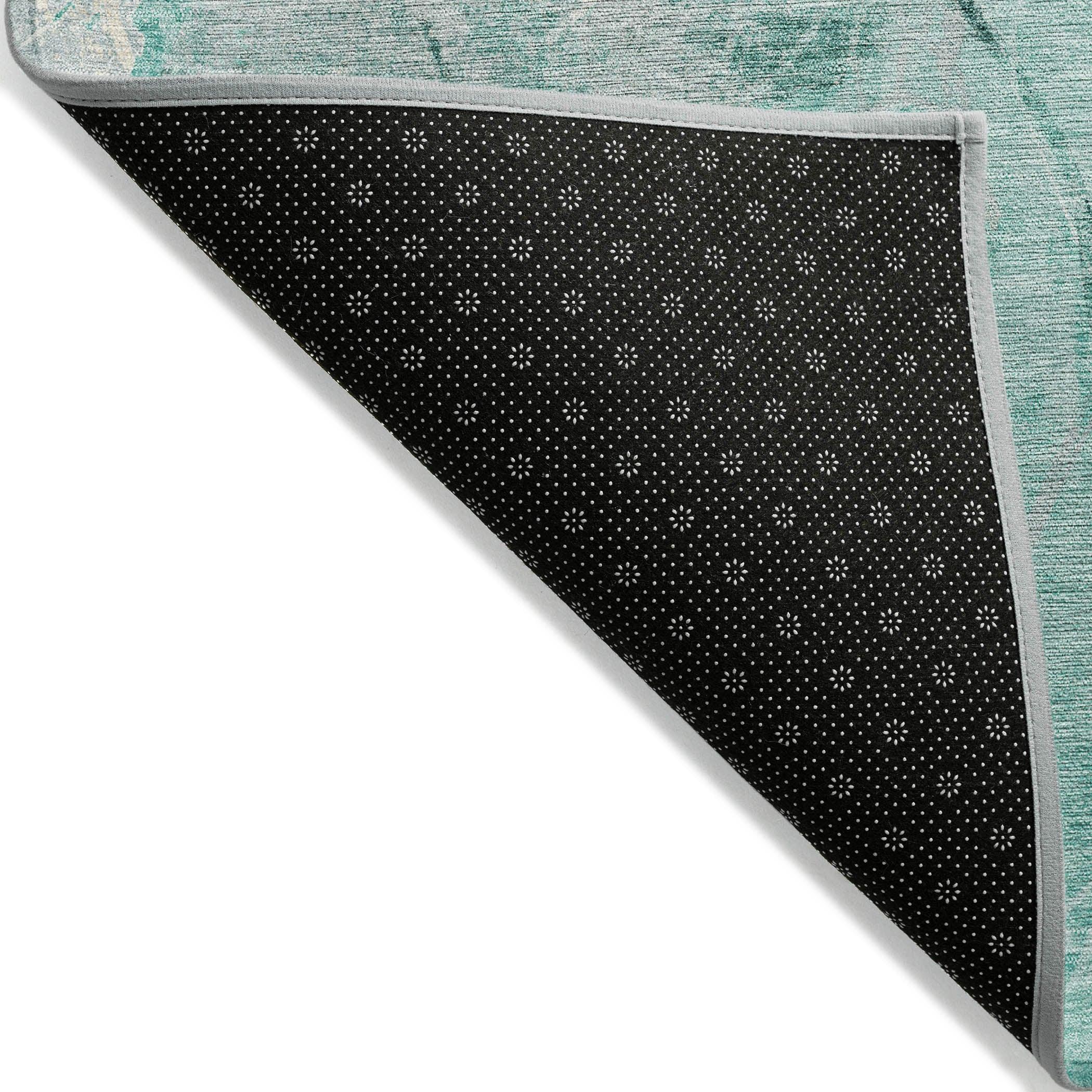 Addison Rugs Taelas Teal Washable Indoor-Outdoor Rug